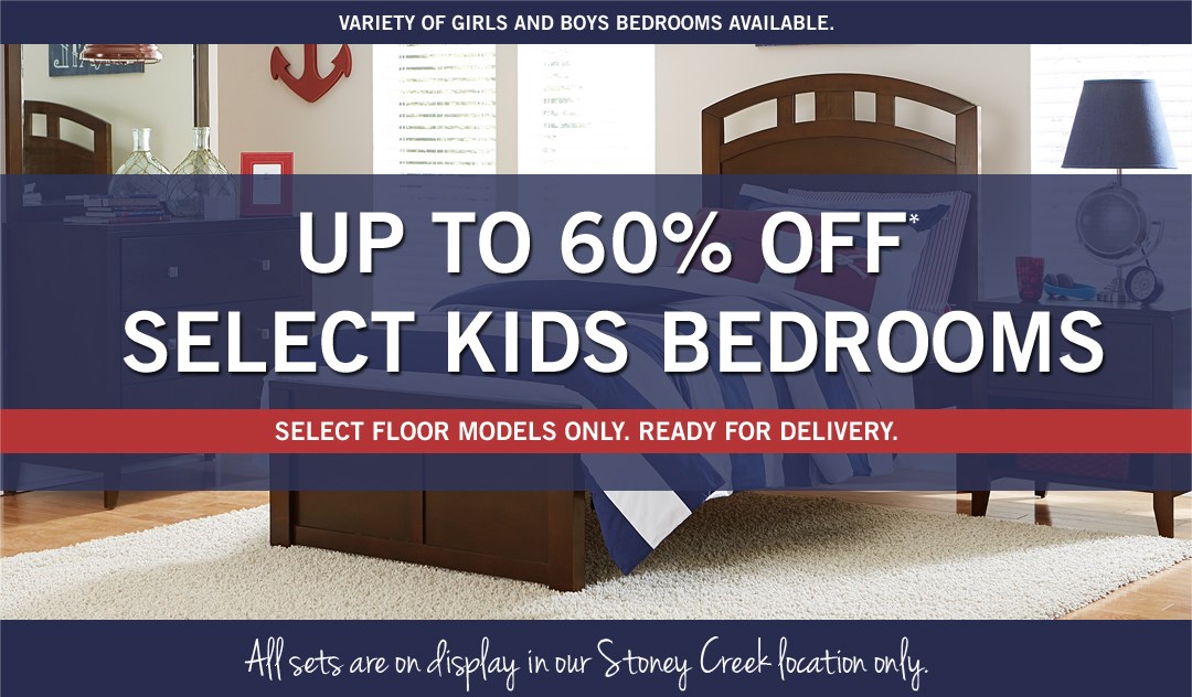 Up to 60 off Select Bedroom Furniture at Stoney Creek Furniture